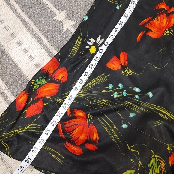 Vintage 70's angel wing sleeves maxi dress S/M - Picture 13 of 13